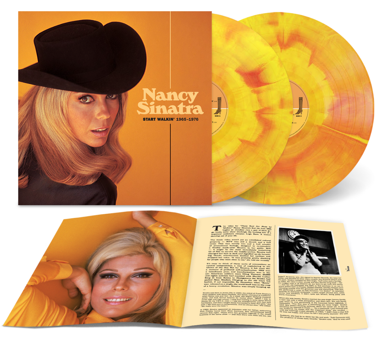 南希·辛纳屈 (Nancy Sinatra) Start Walkin' 1965-1976 (2xLP, Velvet Morning Sunrise) [唱片 &amp; LP]