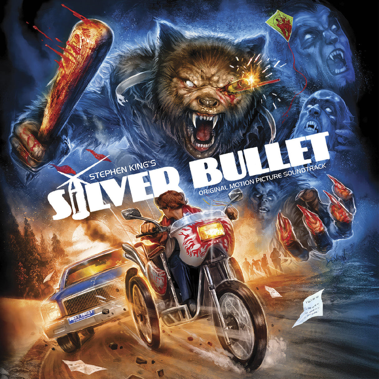 Jay Chattaway - Stephen King's Silver Bullet OST (SCARLET & GRAY "SILVER BULLET")  [Vinyl]