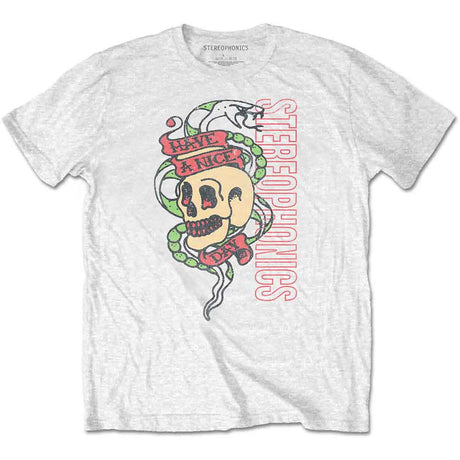 Have A Nice Day Snake (T-Shirt) White