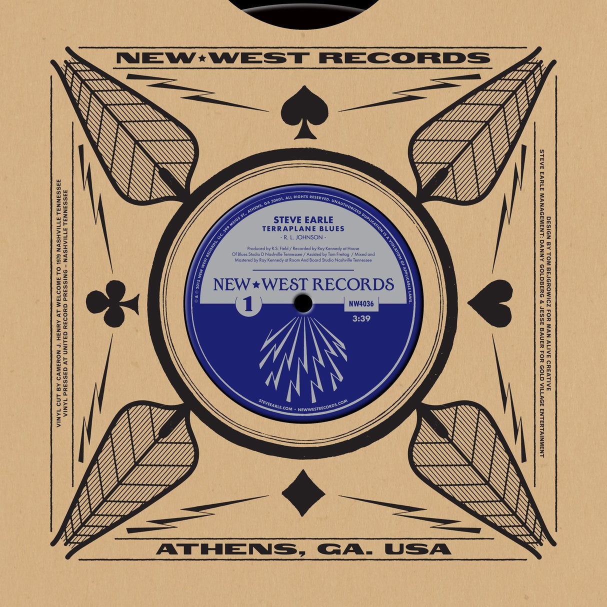 Steve / Johnson Earle - Terraplane Blues - 10" [Vinyl]