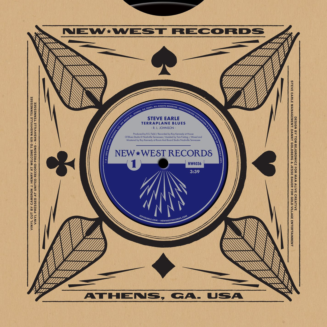 Steve / Johnson Earle - Terraplane Blues - 10" [Vinyl]