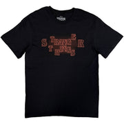 Stranger Things - Neon Logo T-Shirt - (Black) [Apparel]
