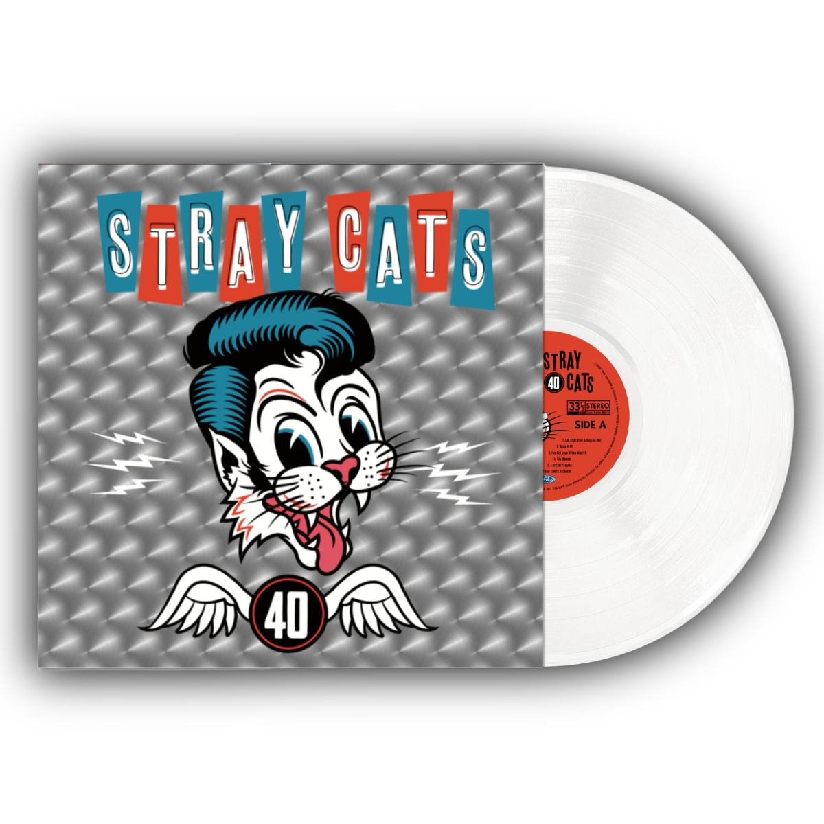 Stray Cats 40 (Colored Vinyl, White, Reissue) [Vinyl]