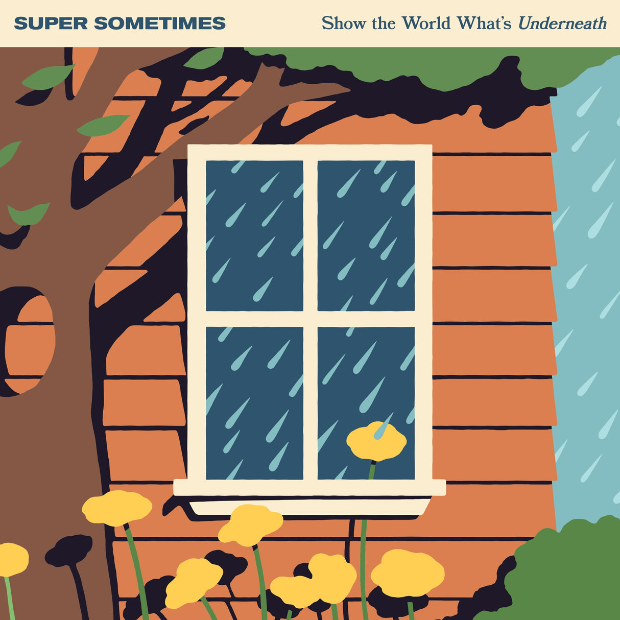 Show The World What’S Underneath (Indie Exclusive) [Half Milky Clear / Half Orange W/ White Splatter] [Vinyl]