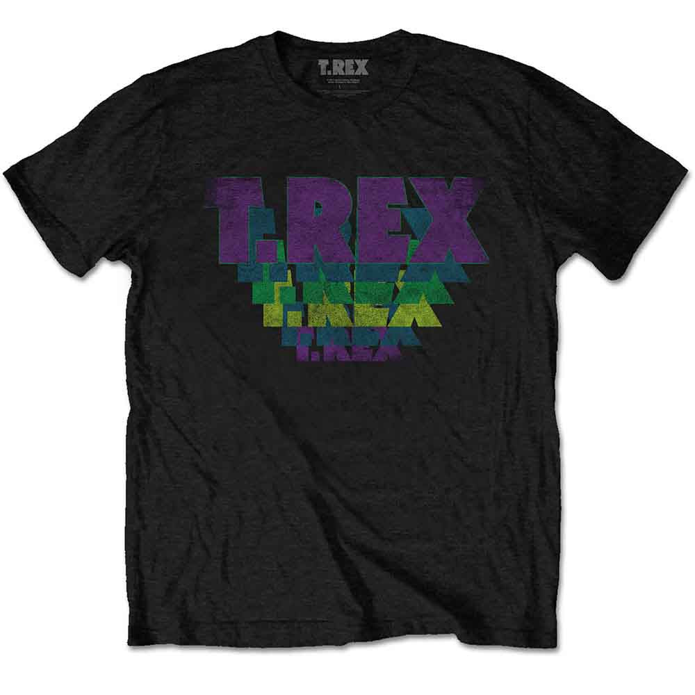 Camiseta con el logotipo apilado del T-rex