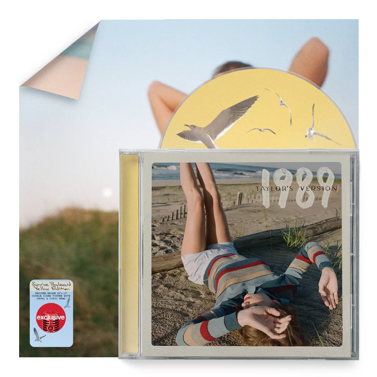 1989: Taylor's Version (Sunrise Boulevard Yellow Deluxe Poster Edition) (CD)