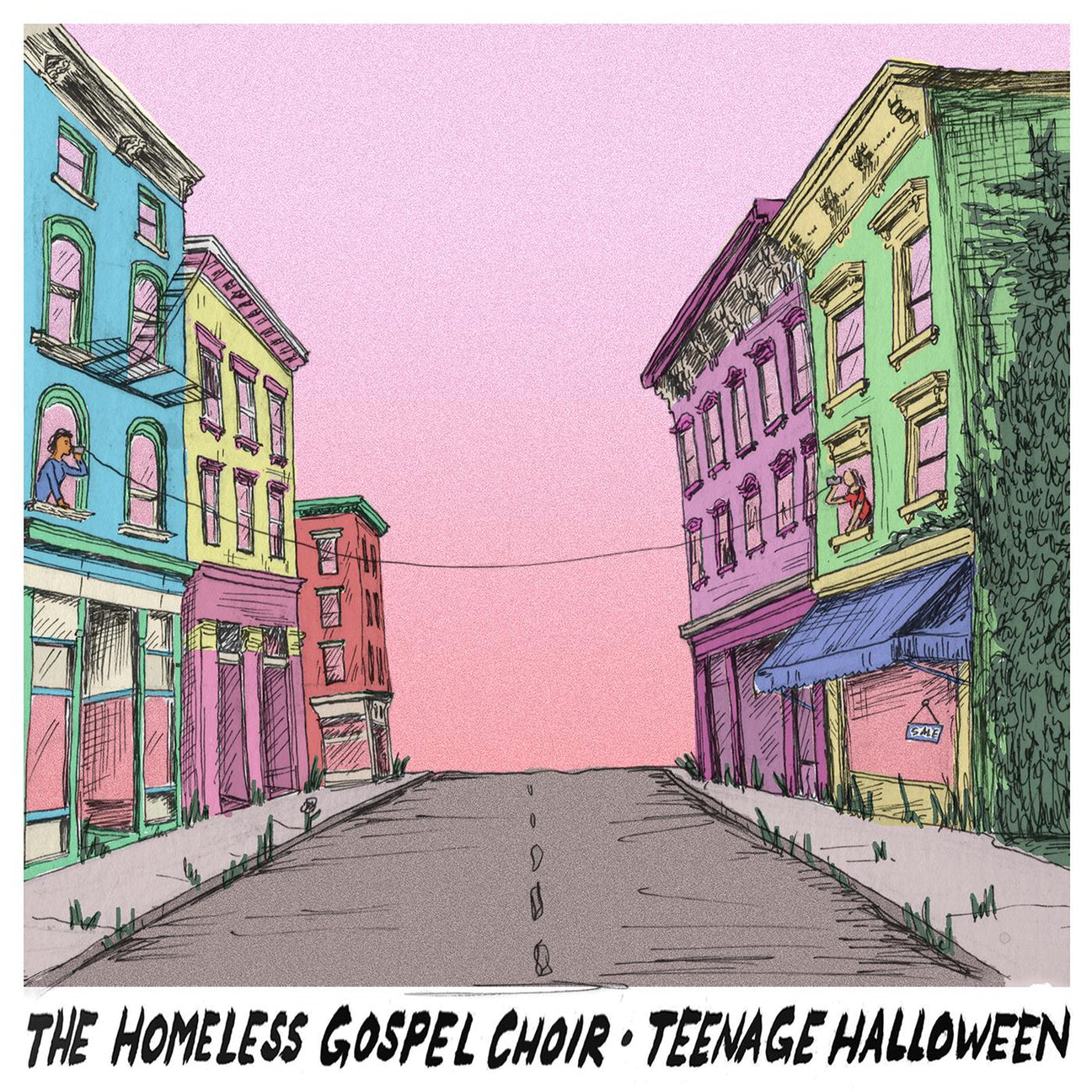 The Homeless Gospel Choir " Teenage Halloween (OPAQUE YELLOW VINYL) (Vinyl) - Apocalypse Vinyl