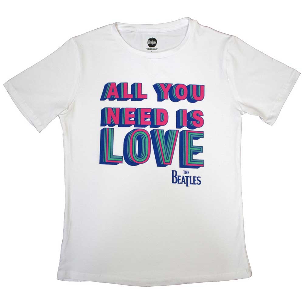 Camiseta de manga corta de The Beatles All You Need Is Love