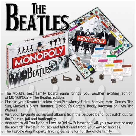 Beatles Monopoly (Board Games)