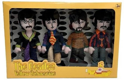 The Beatles - Beatles - Yellow Submarine 4 Band Member Plush Box