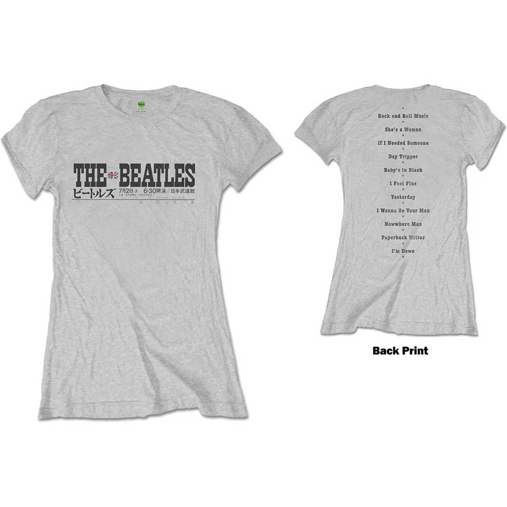 Lista de canciones de The Beatles para el Budokan [Camiseta de manga corta]