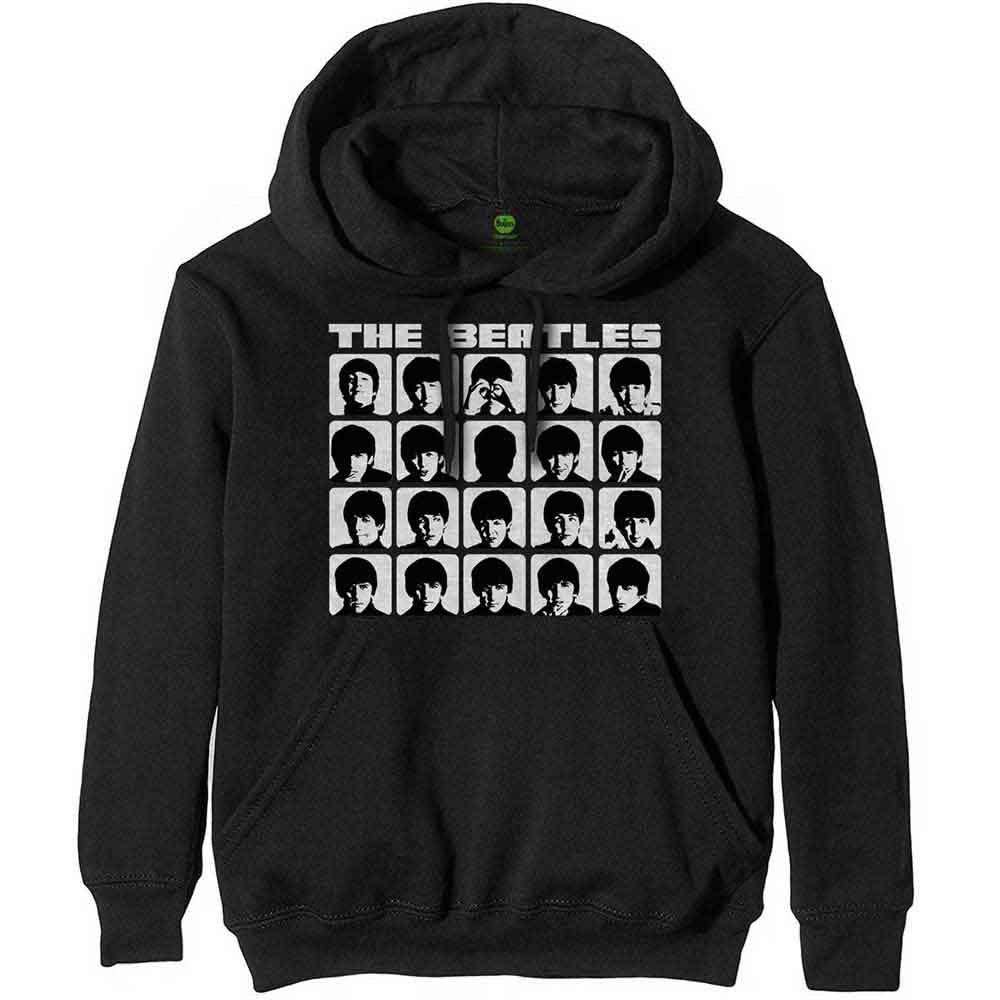 Sudadera con capucha de The Beatles Hard Days Night Faces Mono