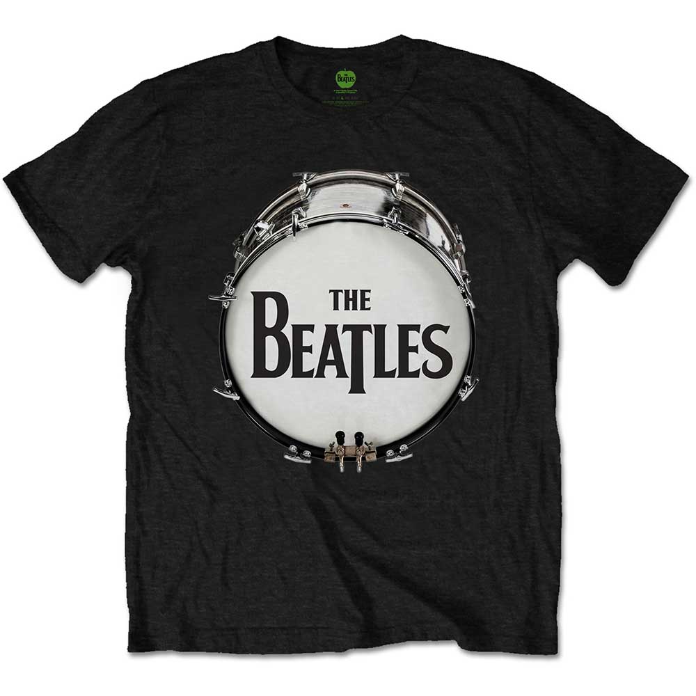 Camiseta con la piel de batería original de los Beatles