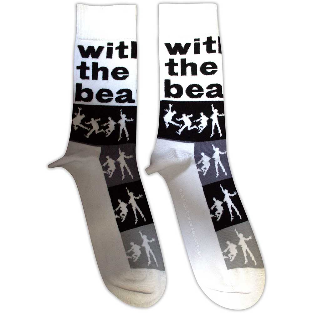 With The Beatles Silhouette Stripes (Socks)