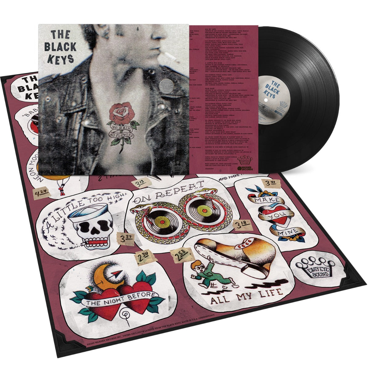 No Rain, No Flowers ( Black Vinyl w/Poster) (Vinyl)