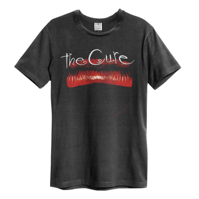 Amplified THE CURE - LIPS AMPLIFIED VINTAGE CHARCOAL [T-Shirt]
