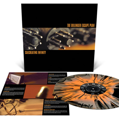 Calculating Infinity (Halloween Orange, Metallic Silver and Black Tri Color Merge with Halloween Orange, Metallic Silver and Black Splatter) (Vinyl)
