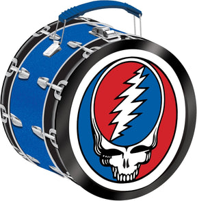 Grateful Dead Drum Shaped Tin Tote Lunch Box [Import] [Lunchbox]