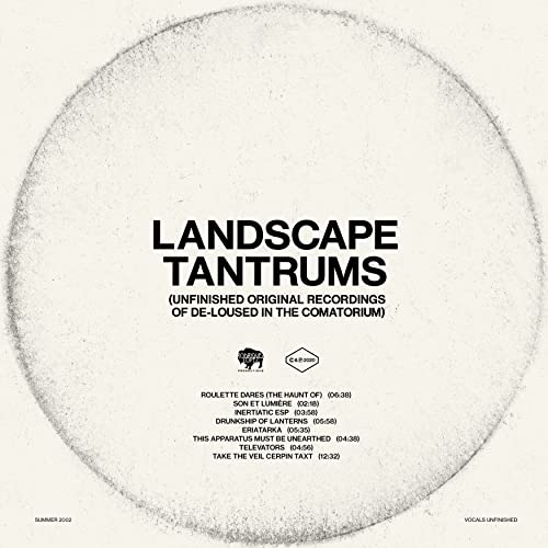 The Mars Volta Landscape Tantrums - Unfinished Original Recordings Of De-Loused In The Comatorium (Black Vinyl) [Vinyl] - Apocalypse Vinyl