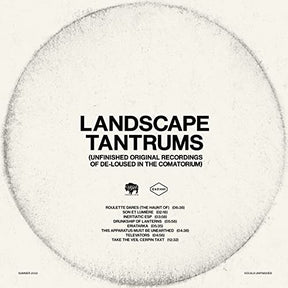 The Mars Volta Landscape Tantrums - Unfinished Original Recordings Of De-Loused In The Comatorium (Black Vinyl) [Vinyl] - Apocalypse Vinyl