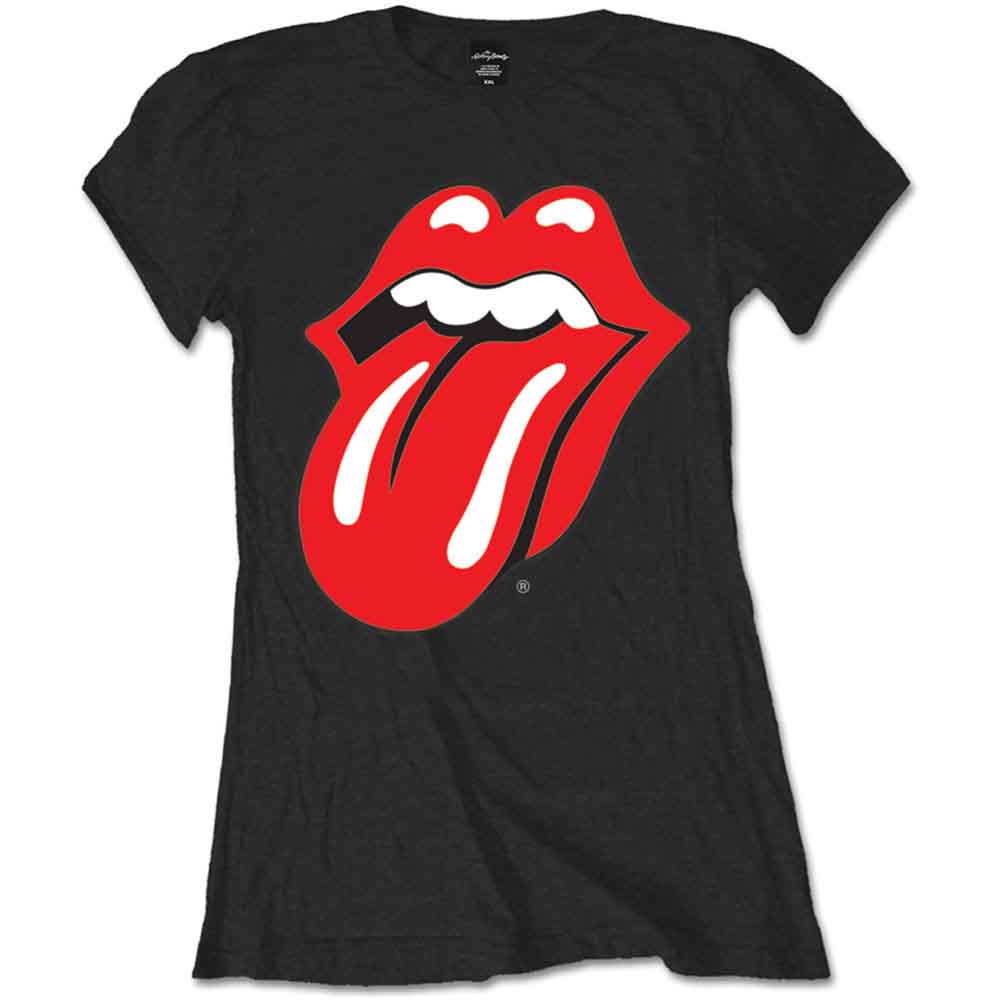 Camiseta de manga corta con el clásico de los Rolling Stones Tongue