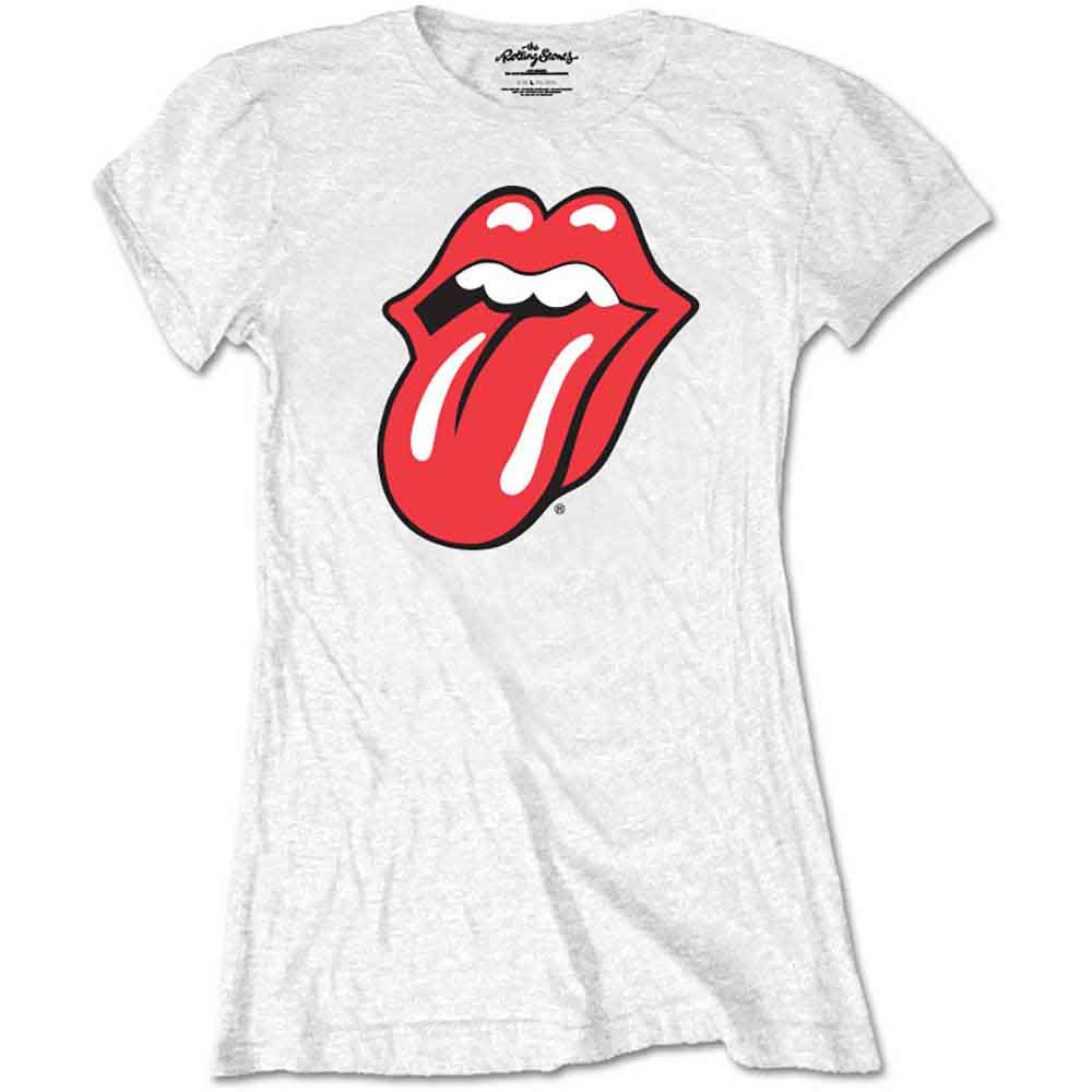 Camiseta de manga corta con el clásico de los Rolling Stones Tongue