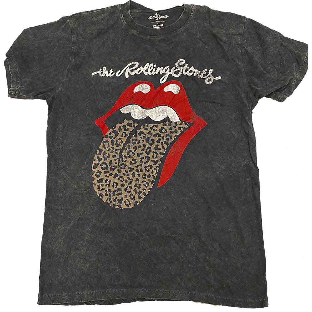 The Rolling Stones Leopard Tongue [T-Shirt]