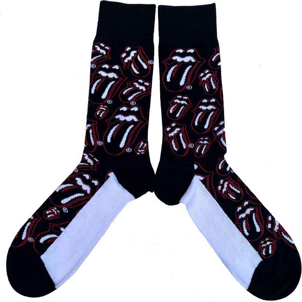 The Rolling Stones Outline Tongues [Socks]