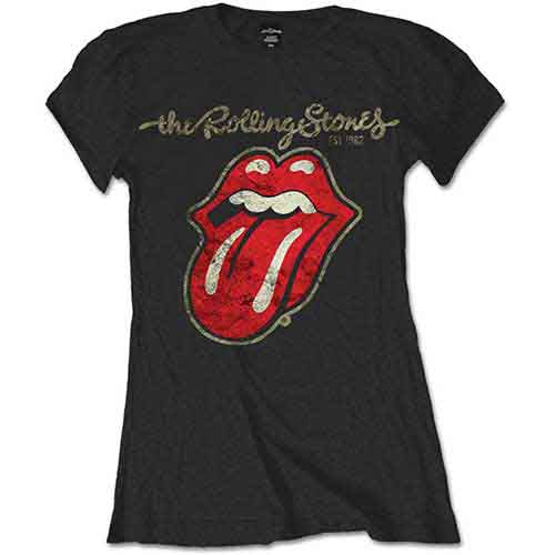 Camiseta de manga corta de los Rolling Stones Plastered Tongue