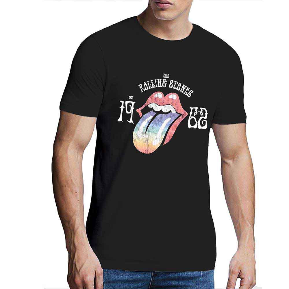 The Rolling Stones Sixty Rainbow Tongue '62 [T-Shirt]