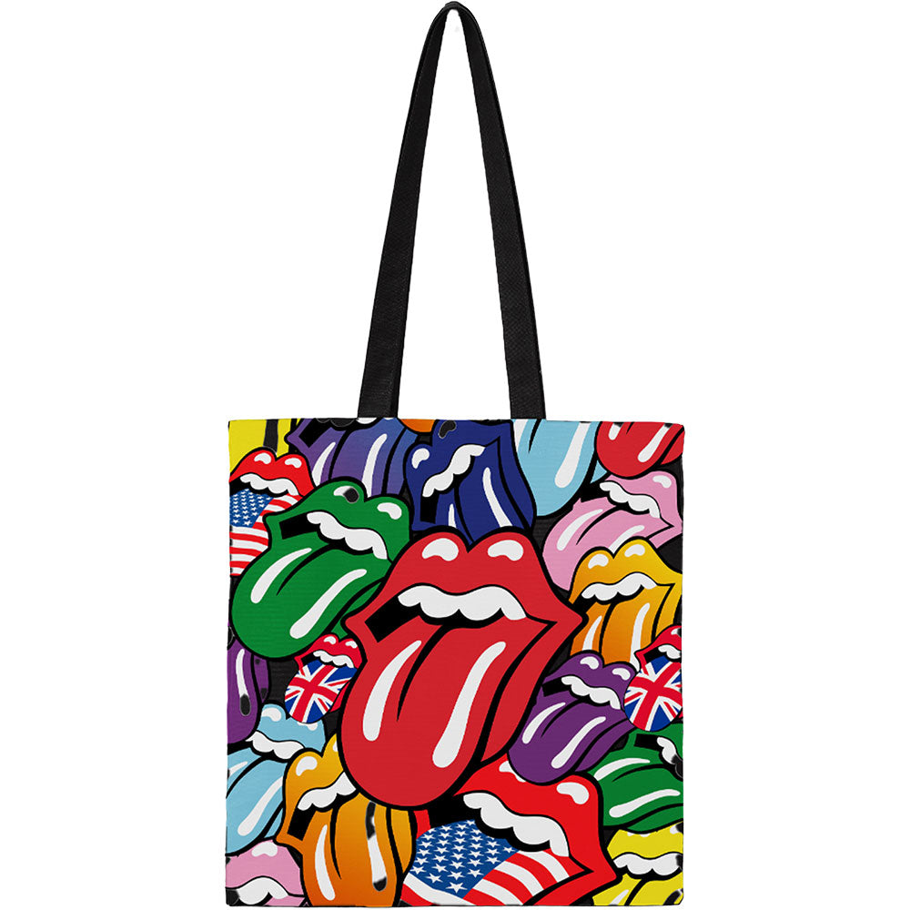 The Rolling Stones Tongues [Tote Bag]