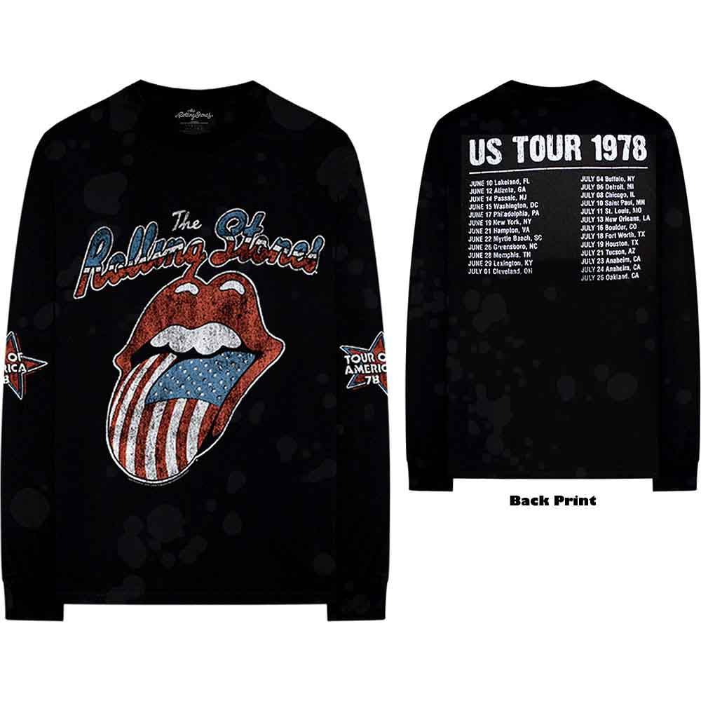 Gira de los Rolling Stones por Estados Unidos '78 [Camiseta de manga larga]