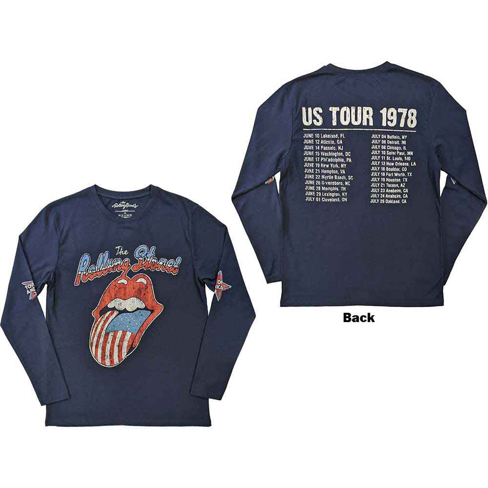 Gira de los Rolling Stones por Estados Unidos '78 [Camiseta de manga larga]