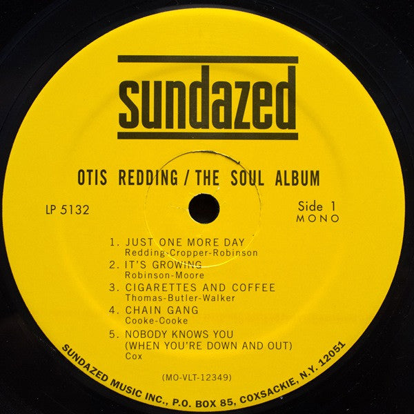 Scratch OTIS REDDING/THE SOUL ALBUM/JUST ONE MORE DAY/IT'S GROWING