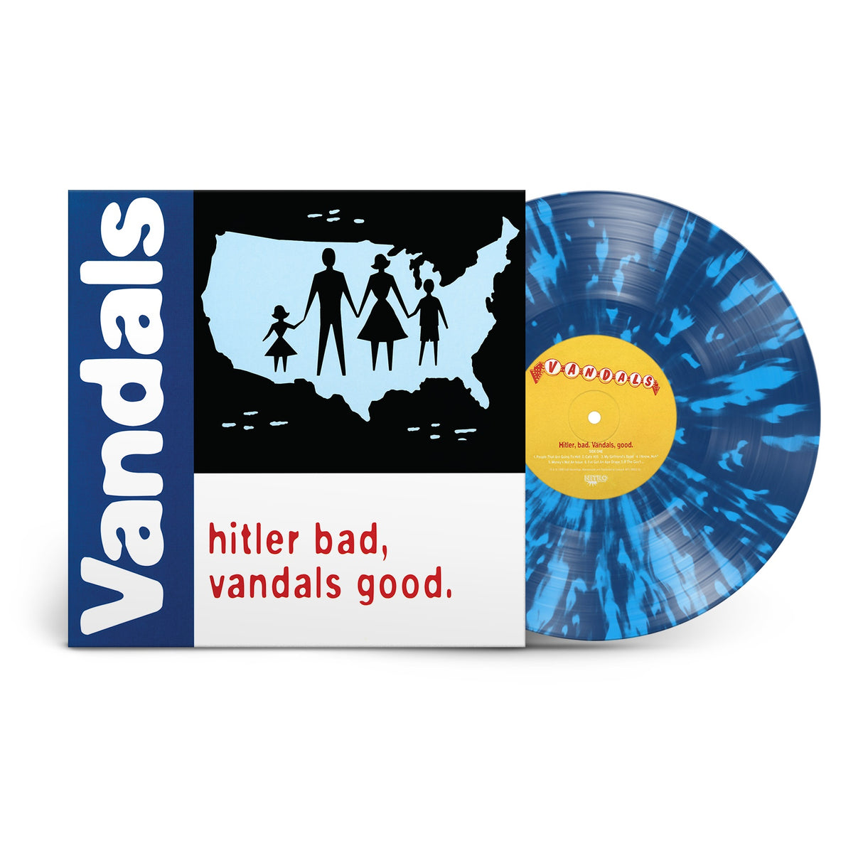 Los vándalos: Hitler es malo, los vándalos son buenos. (Edición del 25.º aniversario) [LP salpicado de blanco y azul] [Discos y LP]