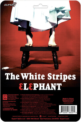 Super7 - The White Stripes - ReAction Figures Wv2 - Elephant 2-Pack (Action Figure) [Action Figure]
