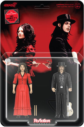 Super7 - White Stripes - ReAction Figures Wv1 - Get Behind Me Satan 2-Pack (Action Figure, Collectible) [Action Figure]