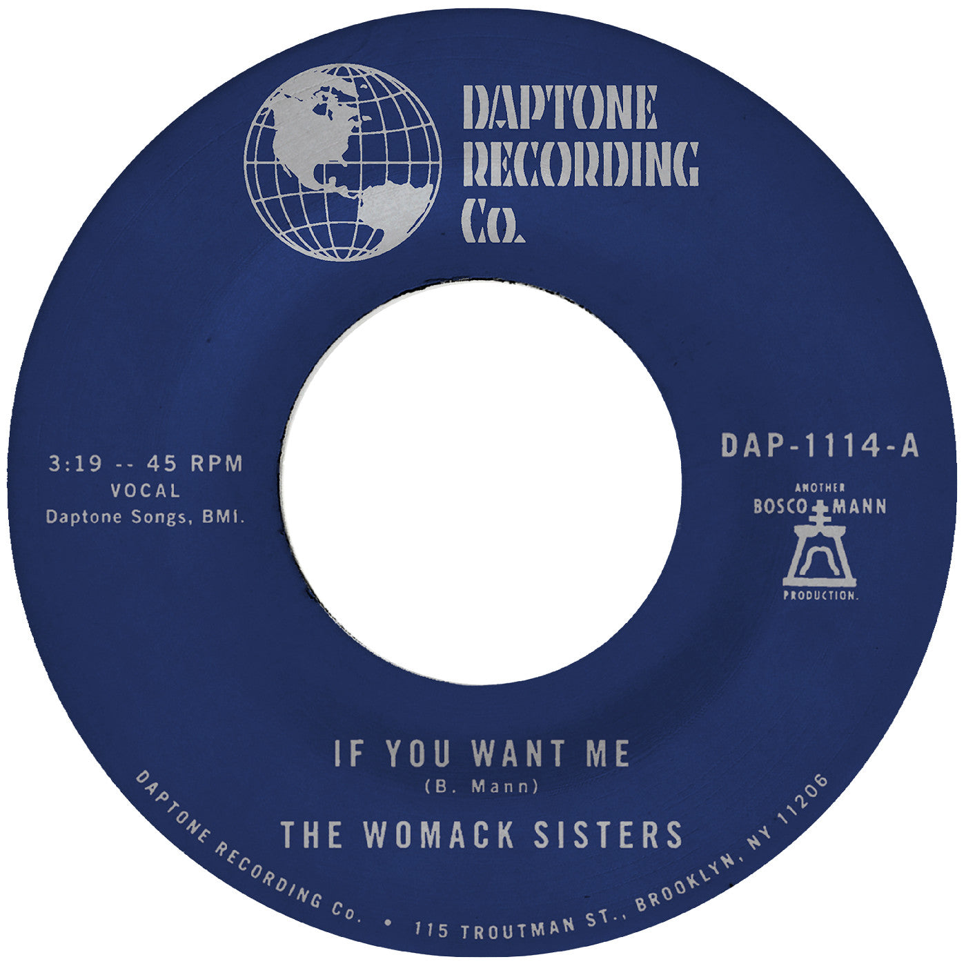 If You Want Me B/W I Just Don'T Want You (To Say Goodbye) (Vinyl)