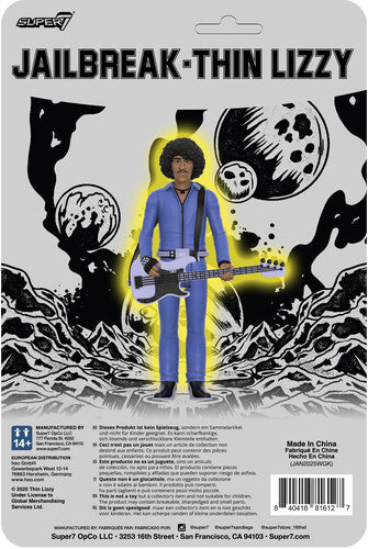 Super7 - Thin Lizzy: Phil Lynott- ReAction Figures Wv2 - Jailbreak (Action Figure) (Action Figure)