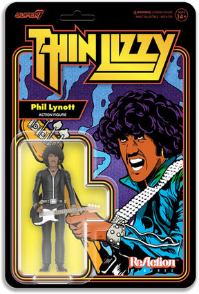 Super7 - Thin Lizzy Reaction Figures - Phil Lynott (Black Leather) (Collectible, Figure, Action Figure) [Action Figure]