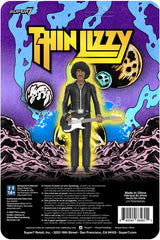 Thin Lizzy Super7 - Figuras de reacción de Thin Lizzy - Phil Lynott (cuero negro) (objeto de colección, figura, figura de acción) [Música]