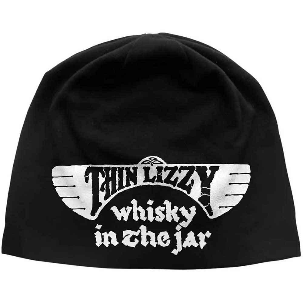 Gorro con estampado de JD de whisky Thin Lizzy en tarro