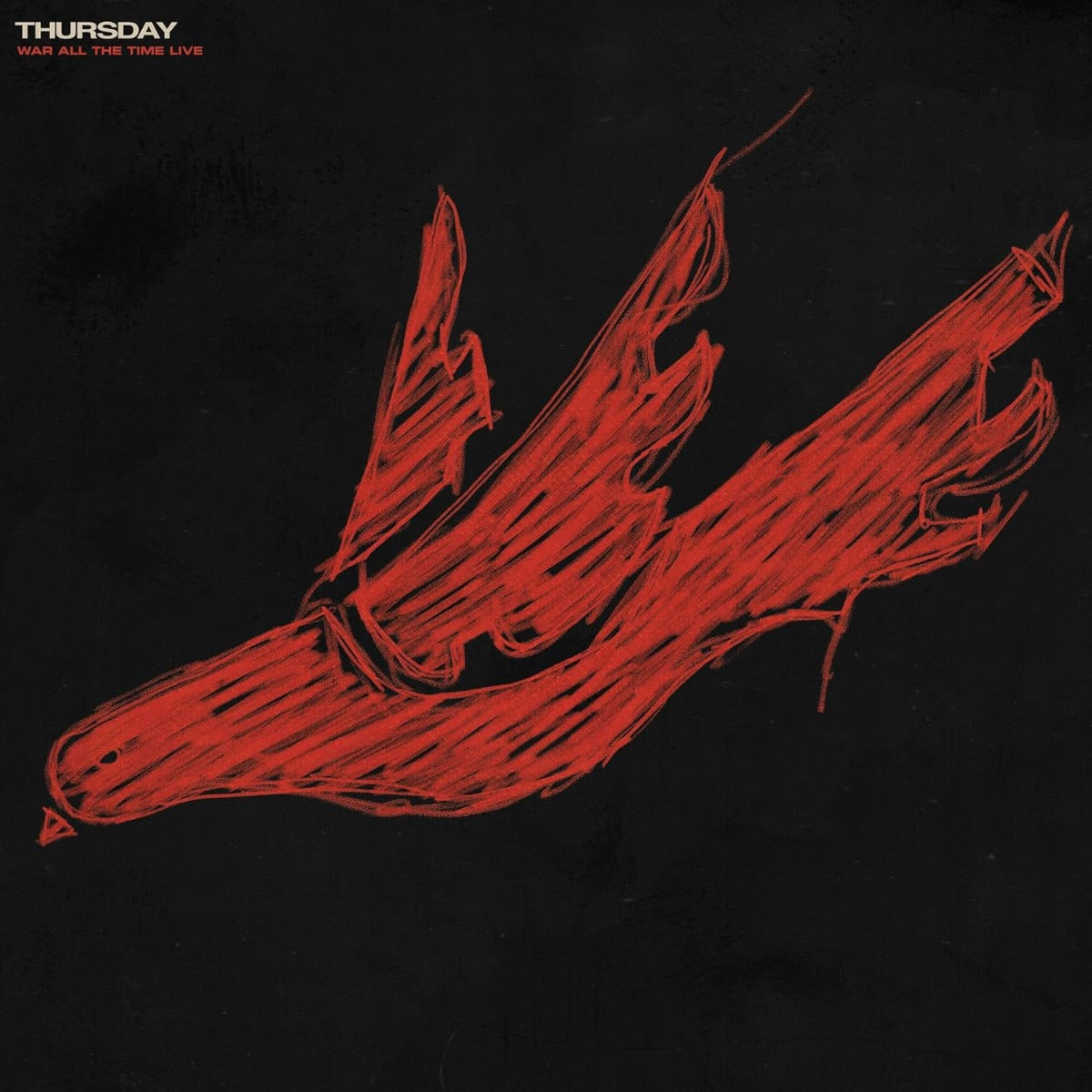 Thursday War All The Time (Live) (20th Anniversary Edition, Color in Color: Opaque Red in Clear) (2 Lp's) [Vinyl] - Apocalypse Vinyl