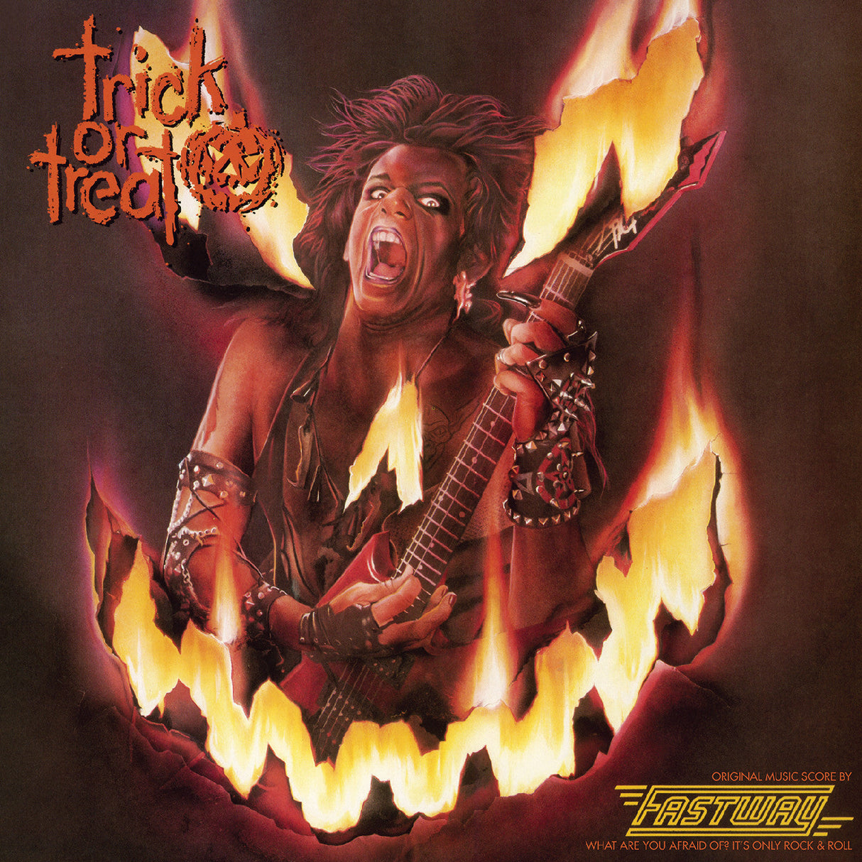 Fastway - Trick or Treat OST (Pumpkin Orange with Electric Swirl)  [Vinyl]