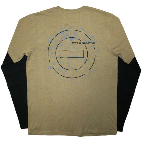 Type O Negative - Layered Long Sleeve T-Shirt: Tree – Black & Green (Back Print) [Apparel]