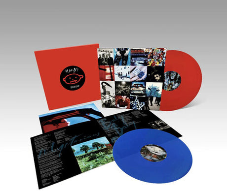 U2 Achtung Baby (Deluxe Edition, Colored Vinyl, Red, Blue, 180 Gram Vinyl) (2 Lp's) [Records & LPs]