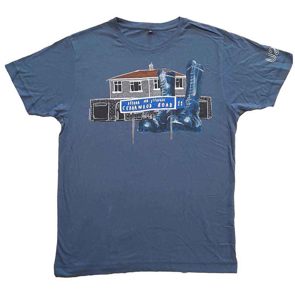 Camiseta de U2 Cedar Wood Road