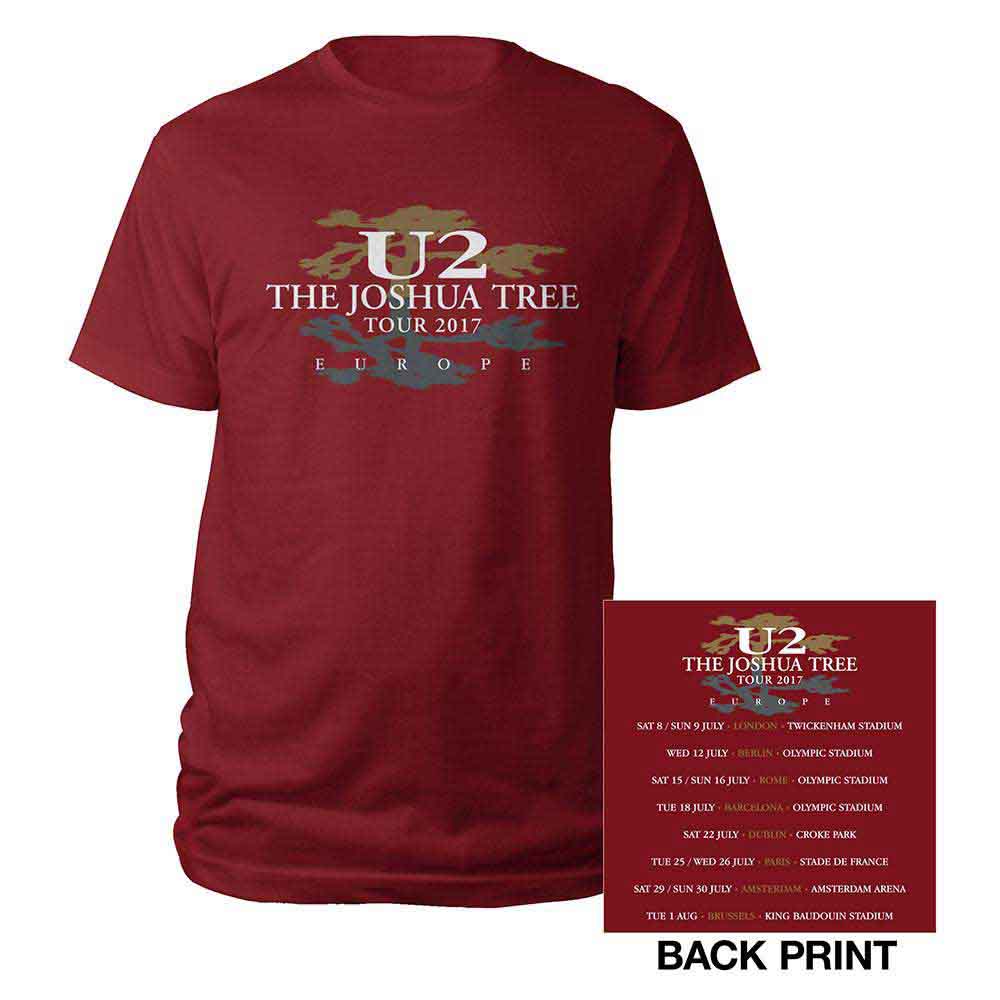 U2 Joshua Tree Dates 2017 [T-Shirt]