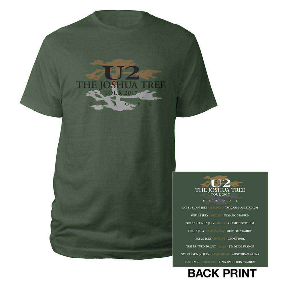 Camiseta con el logotipo de U2 Joshua Tree 2017