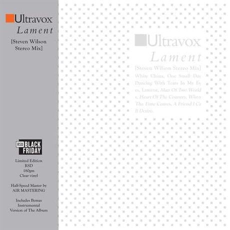 Lament [Steven Wilson Stereo Mix] (Vinyl)